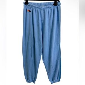 Aviator Nation 5 Stripe Sweatpants Blue Size X-Large